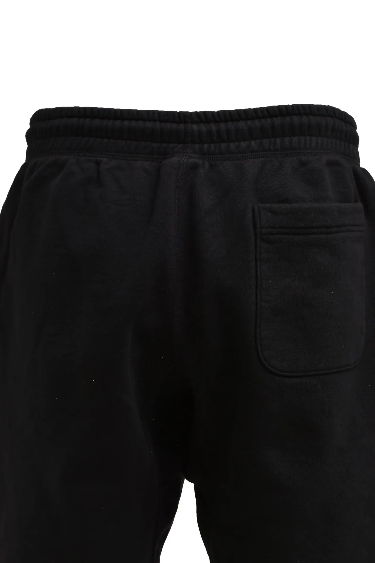 SAINT Mxxxxxx 'SAINT' SWEAT SHORTS/GRY/BLK embroidered SAINT LOGO basic shorts, distressed gray/washed black S-XL, four needles and six threads throughout, produced by a major domestic factory, imported Tajima machine embroidery, washed and distressed, original version